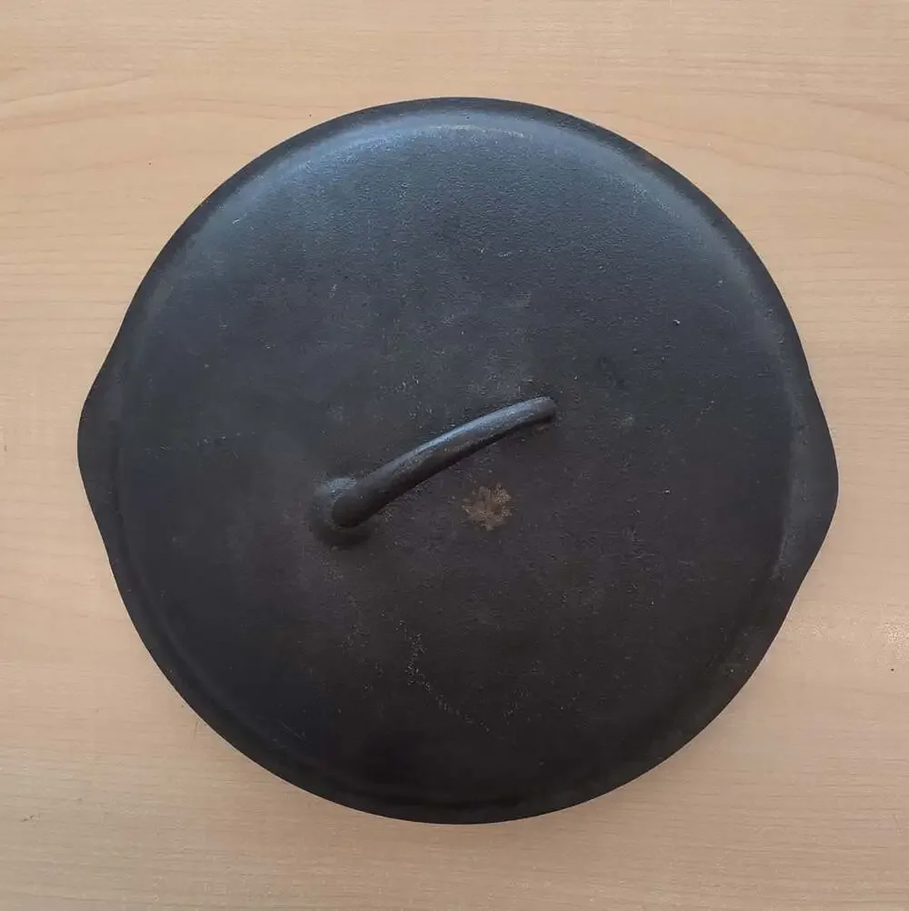 Vintage BSR Cast Iron Lid With Basting Drips Number 8 Size 10 5/8 Inches